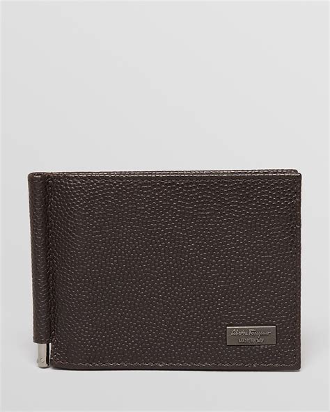 ferragamo wallet men's sale|salvatore ferragamo money clip.